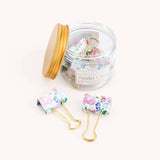 Binder Clips - Cottage Floral