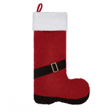 3D Santa Boot w/Belt Stocking