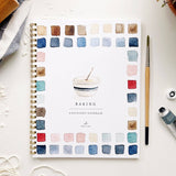 Baking watercolor workbook