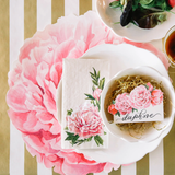 Peony Guest Napkins