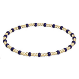 Gameday Hope Gold Sincerity Bracelet Matte Navy