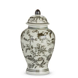 Brown & Ivory Ginger Jar