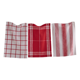 Tag Classic Dishtowel Set/3 Red