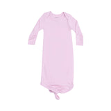 Solid Nosegay Pink Knotted Gown