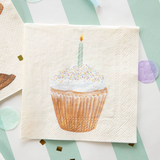 Cupcake Beverage Napkins