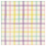 Spring Plaid Beverage Napkins