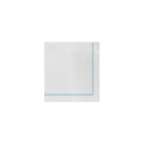 Lt Blue Fringe Beverage Napkin