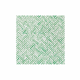 Greek Key Green Dinner Napkin