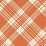 Orange Plaid Guest Napkin