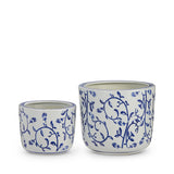 Blue & White Cache Pots