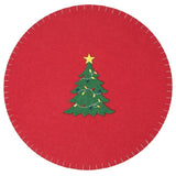Felt Christmas Tree Round Placemat