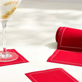 The Red Carpet solid Cocktail Napkin Roll