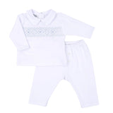 Lilly and Logan Blue Pant Set
