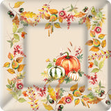 Pumpkin Love Dinner Plate Cream