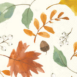 Harvest Leaves Allover Guest Towel