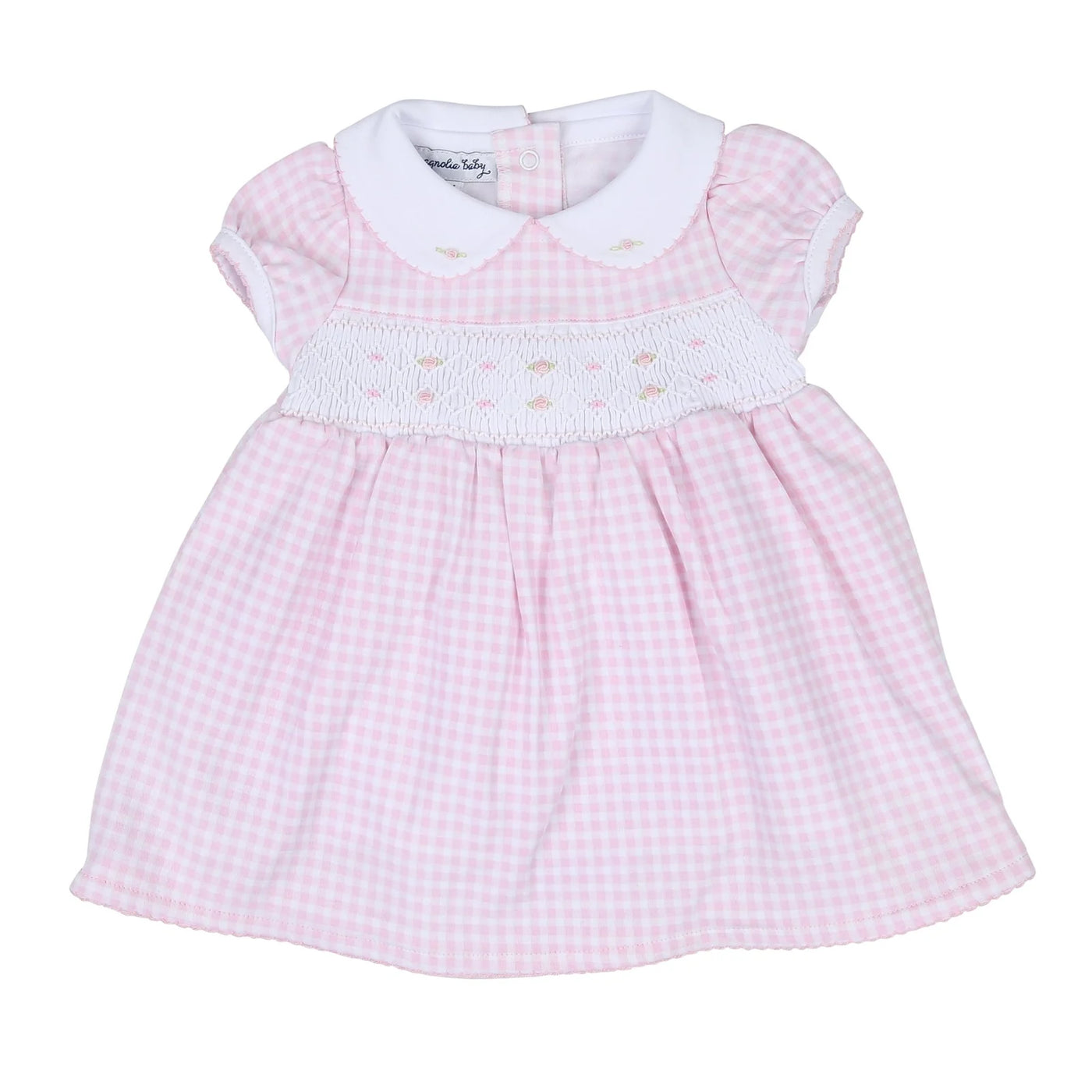 Mini Checks Pink Toddler Dress