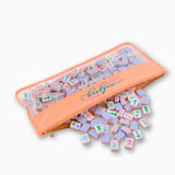 Peach Script Mahjong Bag