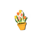 Happy Everything Mini Attachment Pot of Tulips