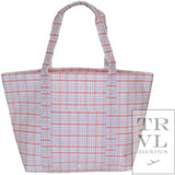 Jumbo Tote XL Tote Classic Plaid Red