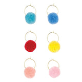 Pom Pom Wine Charm