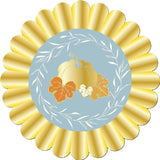 Gilded Harvest Dinner Plate