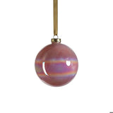 Solid Luster Glass Ball Ornament