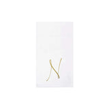 Gold Mono Guest Napkins