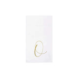 Gold Mono Guest Napkins