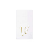 Gold Mono Guest Napkins