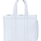 Pimlico Stripe Blue Quilted Mini Go Go Tote