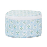 Petite Fleur Blue Jewel Round Case