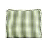 Gingham Moss Roadie Large Zip Pouch