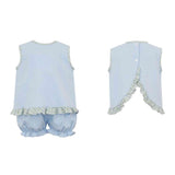 Julianna Floral Knit Bloomer Set