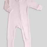 Mike Quilted Pink Zipper Romper