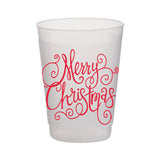 Merry Christmas Frost Flex Cups