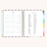 2026-2027 Berry Stripe Spiral Weekly Simplified Planner -