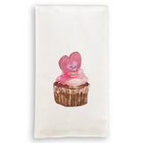 Valentine Cupcake Towel