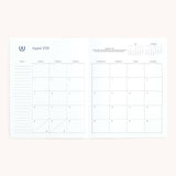 2026-2027 Happy Stripe Softcover Monthly Simplified Planner