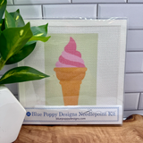 Ice Cream Cone Needlepoint Kit