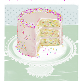 FILLED WITH SPRINKLES (PINK) - Note Card (Set of 6)