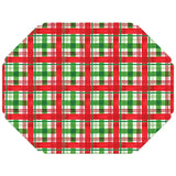 Holiday Green Plaid (Posh) Posh Die-Cut Placemat