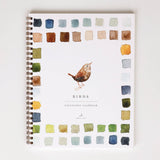 Birds watercolor workbook