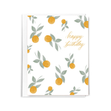 Citrus Happy Birthday Card | Watercolor Birthday Card
