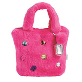 Glitzy Faux Fur Purse