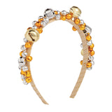 Gold & Silver Jingle Bell Headband