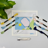 Pickleball Needlepoint Kit (pink paddle)