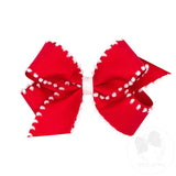 Medium Pom-Pom Edge Bow