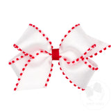 Medium Pom-Pom Edge Bow