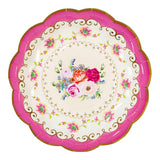 Multicolored Floral Paper Plates