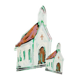 Lauren Dunn Copper Top Church Acrylic Block